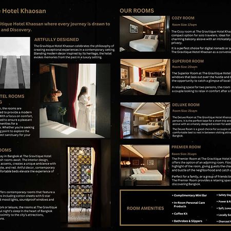 The Gravitique Hotel Khaosan Bangkok Exteriér fotografie